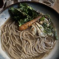 Almond and Mushroom Paitan   at Gomi Ramen Shop in Brunswick