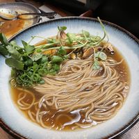 Almond/mushroom ramen  at Gomi Ramen Shop in Brunswick