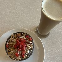 Chocolate pudding and soy ice coffee  at Anokhi Cafe in Jaipur