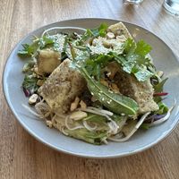 Crispy tofu salad  at Richardson's Bistro in Coles Bay