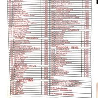 Menu page 1 of 2  at Annapurna Restaurant in Salalah