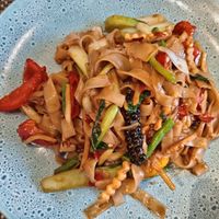 Drunken Noodles at Giggling Squid in Harrogate