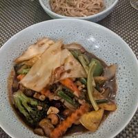 Wholesome Cashew Stir Fry at Giggling Squid in Harrogate