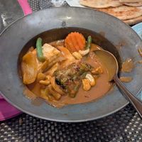 Vegetable massaman curry (with added tofu) at Giggling Squid in Harrogate