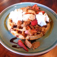 Honeycomb Waffle at Crunchbox Leederville in Leederville