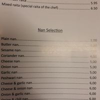 Sides at Indian Royal Spicy in Brussels