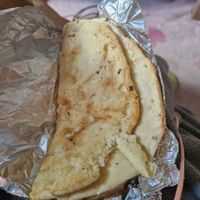 garlic naan at Indian Royal Spicy in Brussels