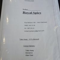  at Indian Royal Spicy in Brussels