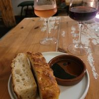 Homemade foccacia with oil & vinegar at Nooch Bar and Kitchen in Stirling