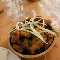 Salt & chilli oyster mushrooms at Nooch Bar and Kitchen in Stirling