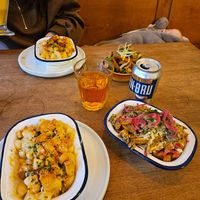 Ignore the baby passed out in the background at Nooch Bar and Kitchen in Stirling