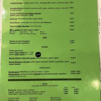 Carta vegana  at Karpanta in Sevilla