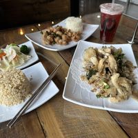   at Vegan District Asian Eatery in Loma Linda