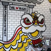 Friendly service at Vegan District Asian Eatery in Loma Linda