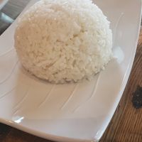 Side of steamed rice at Vegan District Asian Eatery in Loma Linda