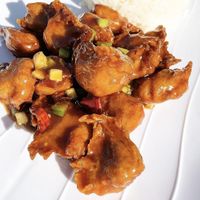 😊  at Vegan District Asian Eatery in Loma Linda