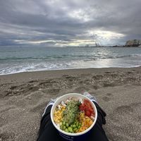 vegan takeaway poke  at Healthy Poke in Malaga