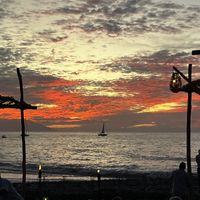 Gorgeous sunsets  at Daiquiri Dick's in Puerto Vallarta