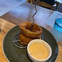 Missing a few of the 5 Captain crunch onion rings  😂  at Daiquiri Dick's in Puerto Vallarta