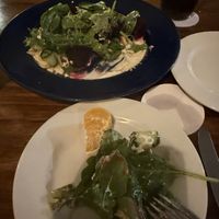 Gold and red beet salad with cashew dressing   at Daiquiri Dick's in Puerto Vallarta