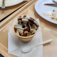 Soft ice cream at Cassius Garten in Bonn