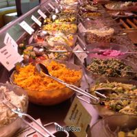 salad bar at Cassius Garten in Bonn