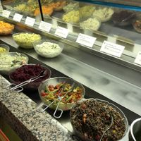 Tasty salads at Cassius Garten in Bonn