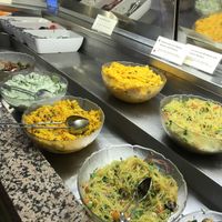 Vermicelli salad and other German salads excellent  at Cassius Garten in Bonn