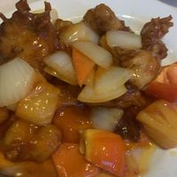 Sweet n sour vegan chick’in   at Gerrard's Corner in London