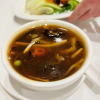 Hot and sour soupp  at Gerrard's Corner in London