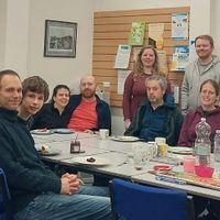 February 2025's potluck social at Worcester Park Vegans in Stoneleigh