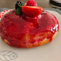 Cheesecake at La Moderneta in Girona