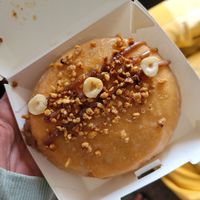Hazelnut doughnut at La Moderneta in Girona