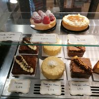 Patisserie options at La Moderneta in Girona