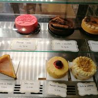 Patisserie options at La Moderneta in Girona