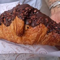 Chocolate croissant at La Moderneta in Girona