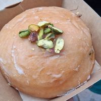 Pistachio donut at La Moderneta in Girona