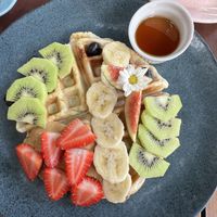 Waffles  at Nusa Café in Rio De Janeiro