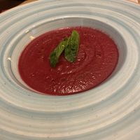 Gazpacho de remolacha   at Vega 10 in Sevilla