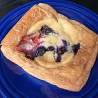mixed berry pastry  at Maison Macha in Culver City