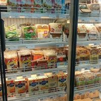 the fridge at Vegami in Paris