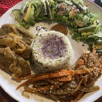 Menu del dia - delicioso 😋  at Aroiris Cocina Creativa in Filandia