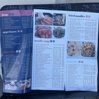 menu (vegan options labeled online)   at Tasty Noodle House in San Diego