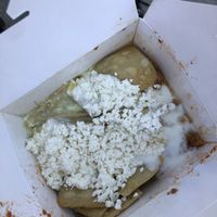 All vegan chilaquiles   at La Chilakleta Río Tiber in Mexico City