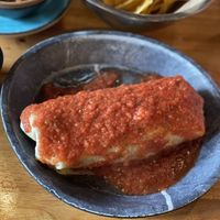 Vegan burritoos  at Dos Bandidos in Broken Arrow