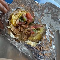 Vegan Tosilog Burrito at Senor Sisig - Ferry Building in San Francisco