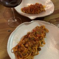 Fresh pasta   at Panigyri Festival Food in Santorini