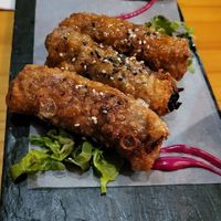 Spring rolls at Pez Globo in Mendoza