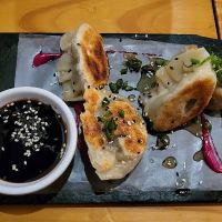 Dumplings at Pez Globo in Mendoza