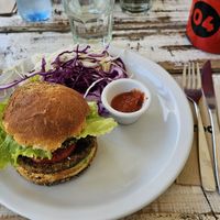 Sehr guter veganer Burger at Bröd Ciudad in Mendoza